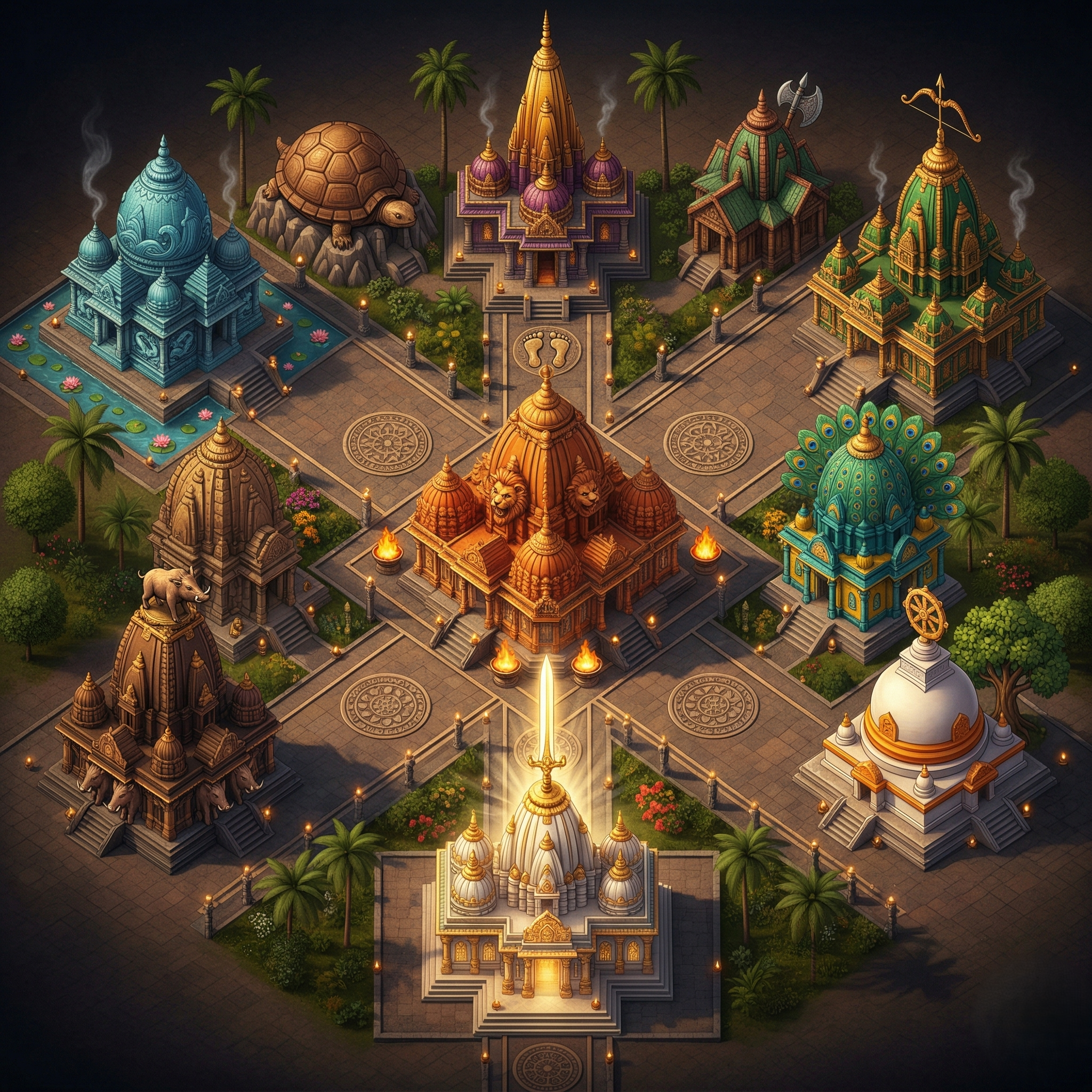 Dashavatar — Ten Avatar Temples of Bhagwan Vishnu